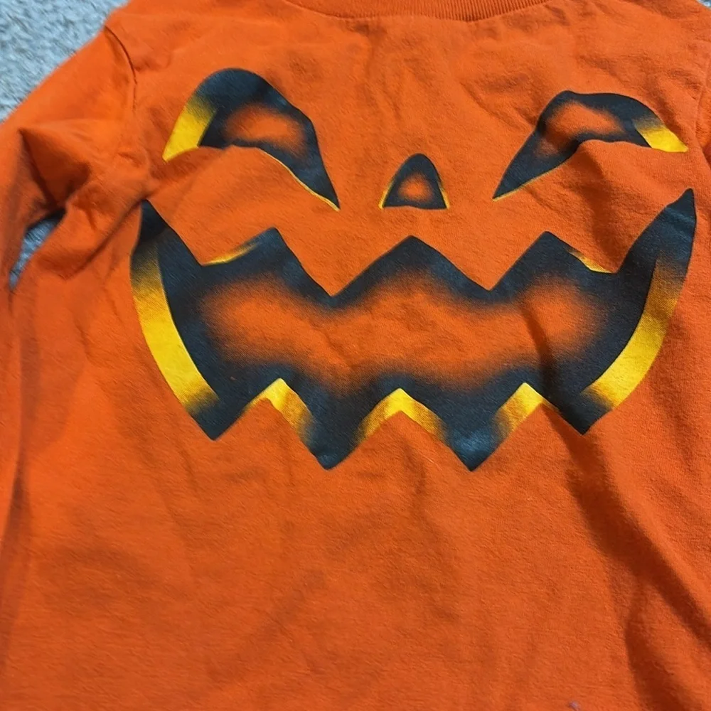 The Children’s Place Jaco lantern long sleeve orange shirt Size 4T Halloween